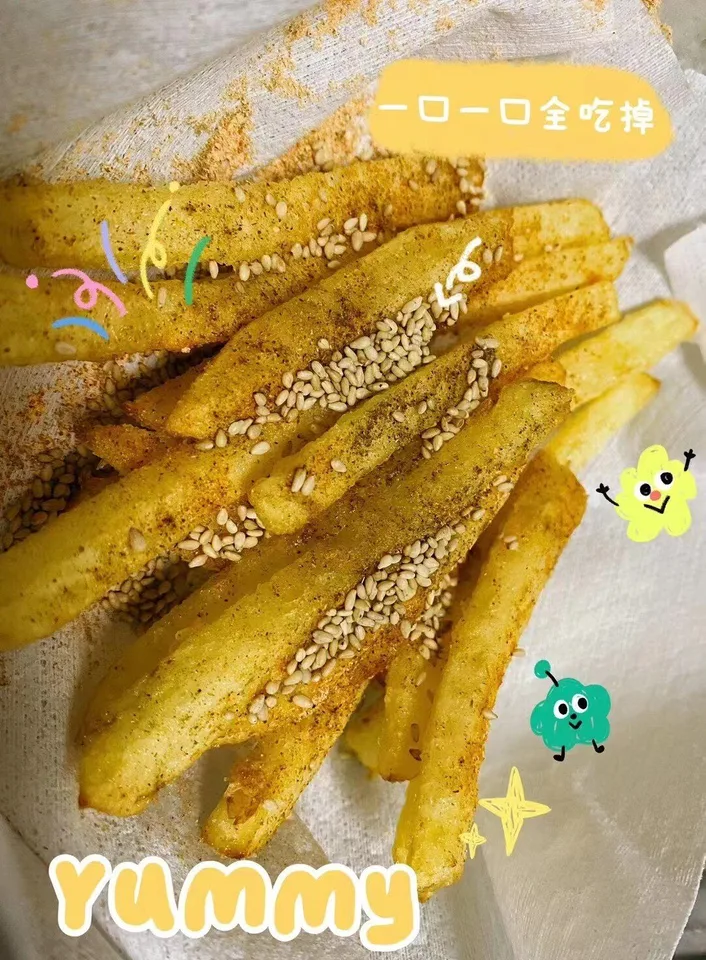 隔离61天, 媳妇学会了烤面包和炸薯条